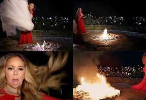 wedding fire