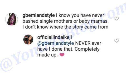 linda ikeji bashed baby mama
