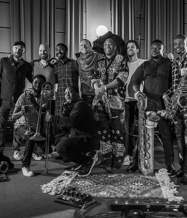 British Rock Band, ColdPlay shares photo of Femi Kuti and his band on their Instagram page after rounding off series of performances together over the past week