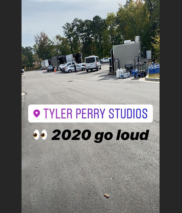 Davido hints fans of his work from Tyler Perry's new $31M studio in Atlanta, USA.
