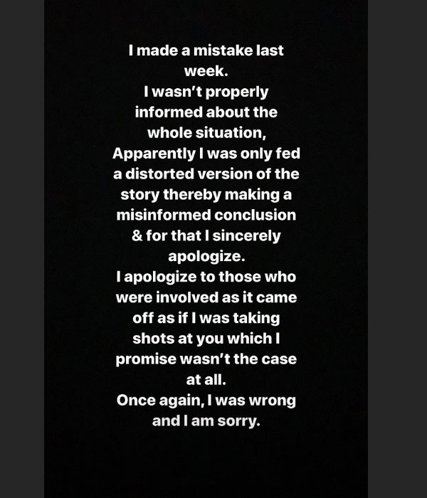 TBoss apologies to Davido after ignorantly taking sides with his accusers