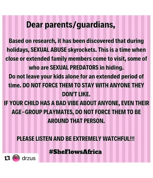 Toyin Abraham advices parents and guardian over sexual predators during this holiday season