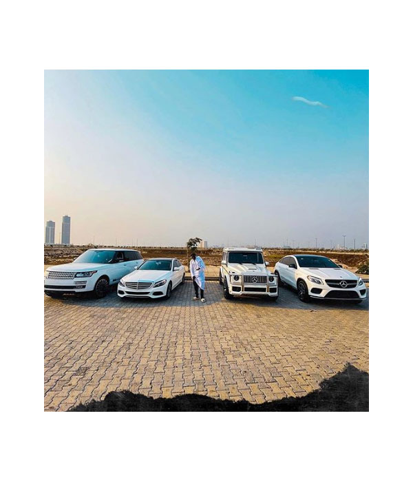 zlatan ibile shows off his cars