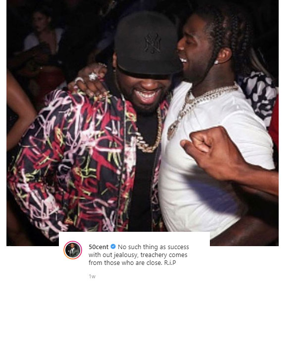 Rapper 50cent to excutive produce and complete the late rapper, Pop Smoke's album