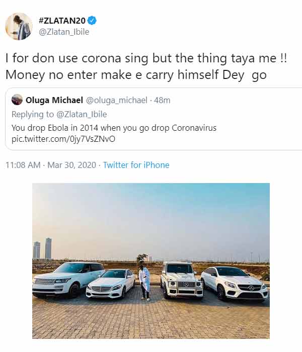Zlatan laments over coronavirus