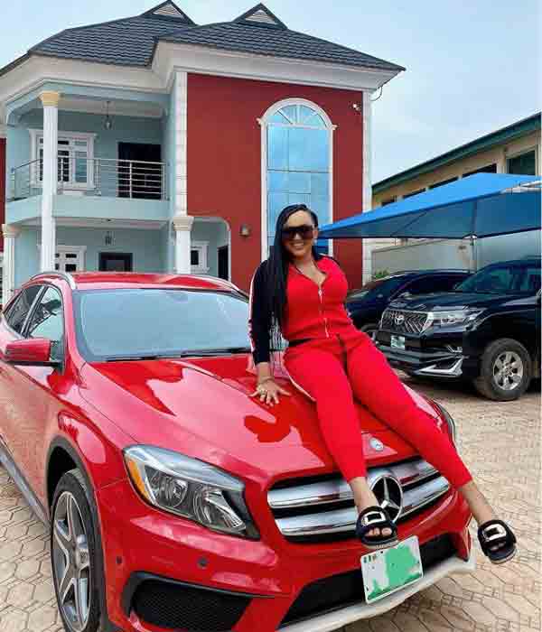 Mercy Aigbe joins the benz gang