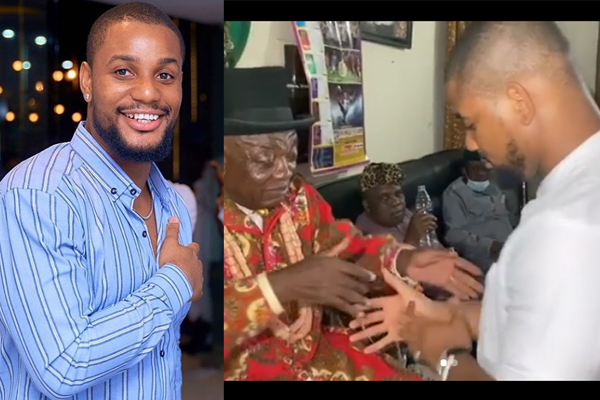Actor, Alexx Ekubo becomes a chief, IKUKU Of Amumara - PURE ENTERTAINMENT